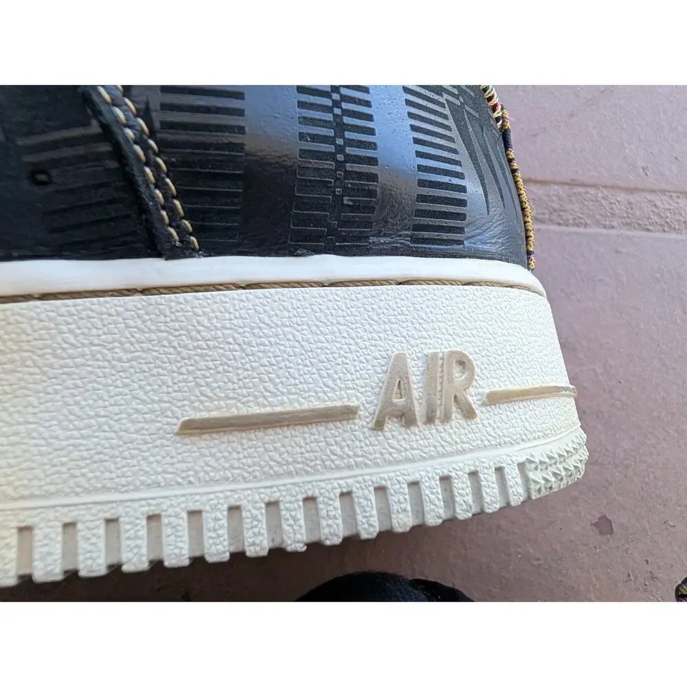 Nike Air Force 1 Utility Black History Month BHM 2019 BV7783 001 Men's Size 7